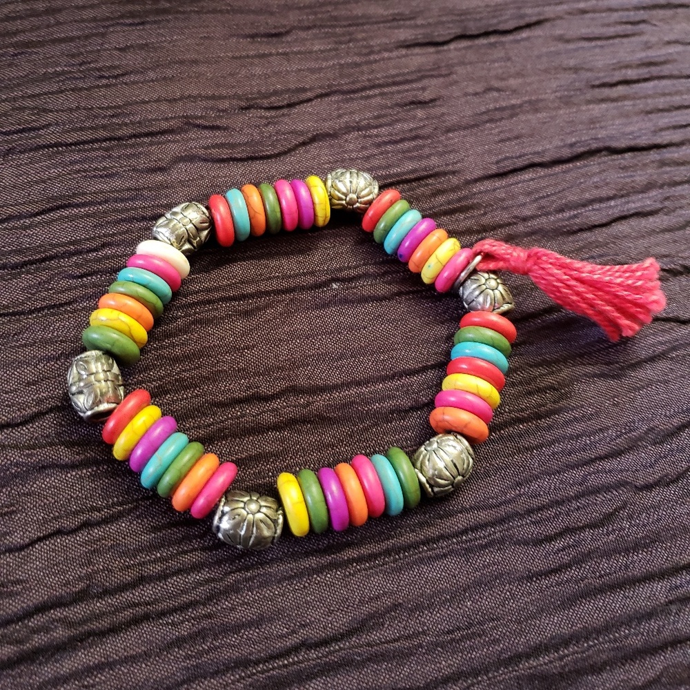 Handmade stretch bracelet